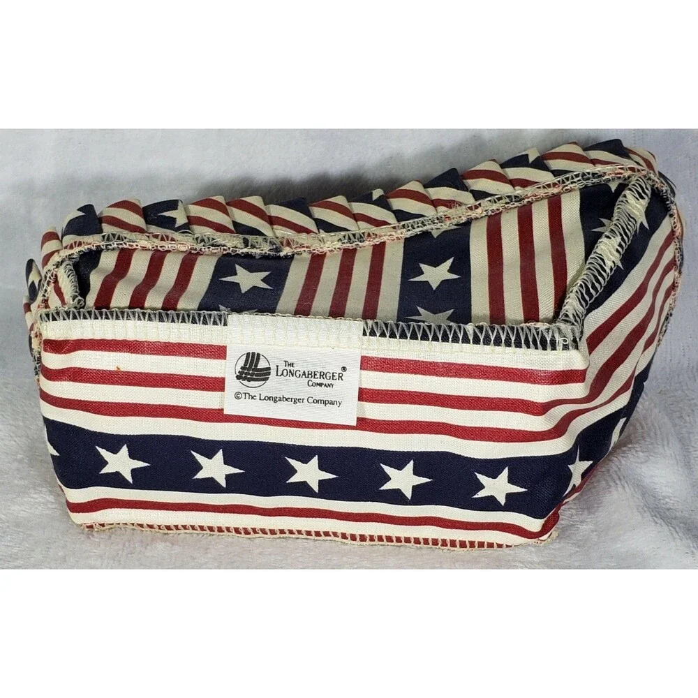 Longaberger 1996 All-American Summertime Basket: 18911 W/Liner, Dual Protector